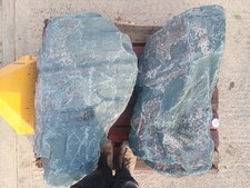   2 Large Granite Garden Rocks