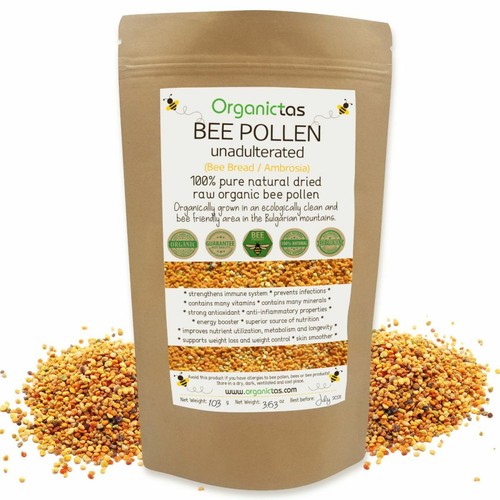 100 natural bee - pollen, 2025