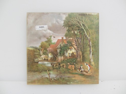 Antique ceramic tile - ceramic, old
