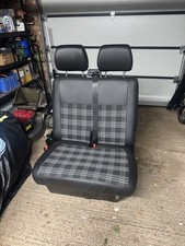 VW Transporter T5 T6 Front Double Bench Folding Seat and base