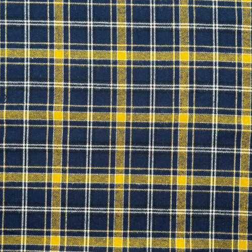 Brushed tartan cotton - tartan, fabric