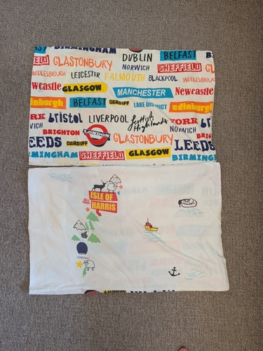 Debenhams double sided map and - double,