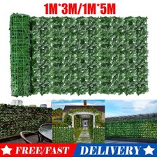 6M/10M artificial hedge fake ivy garden fence privacy shielding roll wall panel-