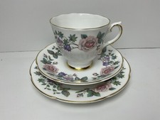 Royal Grafton Fragrance Tea Trio Tea Cup Saucer Side Plate Unused Condition