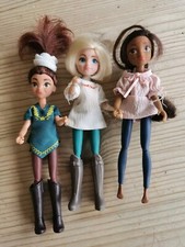 Disney Articulated Dolls X3
