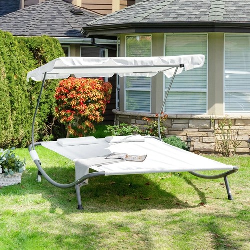 Outsunny garden double hammock - outsunny,