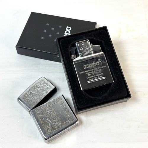 Zippo arc lighter with - with,