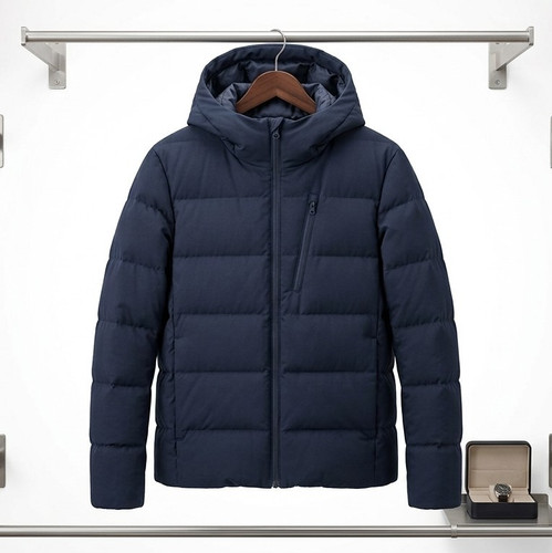 Uniqlo hybrid down coat - hybrid, navy