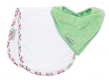 Silly Billyz Shoulder Bib/Bandana Mint/Pans