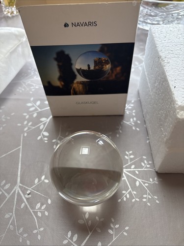 Clear crystal ball - crystal, 80mm