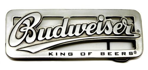 Budweiser belt buckle - buckle, of