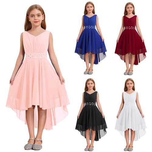 Girls chiffon flower dress - girls,