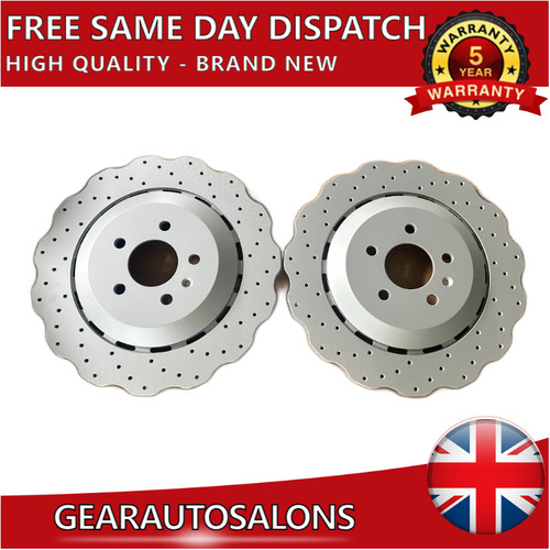 Rear drilled wavy brake - rear,