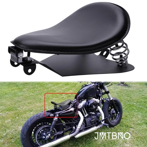 Leather solo seat spring - leather,