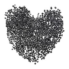 250g/0.55lb 3-6mm Glass Stones Pebbles Decor for Vase Filler Aquarium, Black