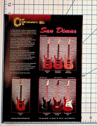 Charvel san dimas - dimas, guitars