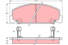 Brake Pad Set, disc brake for