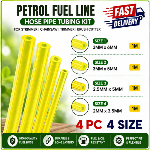 Sizes petrol fuel line - petrol,