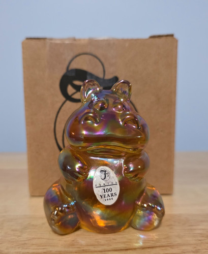 Fenton art glass - art, hippo