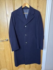 Crombie Mens Vintage Long Navy