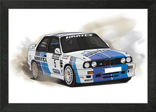BMW E30 Rallye Hartge Framed
