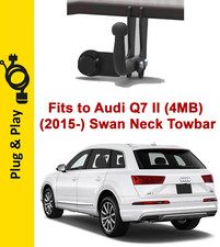 Tow Bar For Audi Q7 II (2015-) & 7 Pin Plug and Play Kit - A107 PREMIUM SET