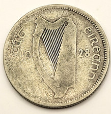 1939 Ireland Shilling Silver
