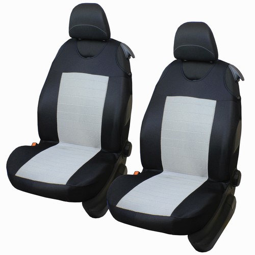 Grey front car seat - front,