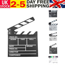 Director's Film Clapboard 20*20cm / 30*27cm Wooden Movie Video Clapper Board