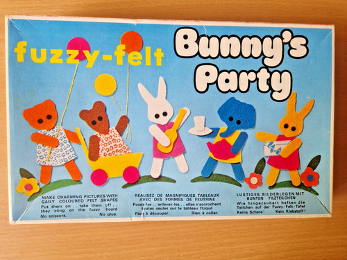 Vintage fuzzy felt - fuzzy,