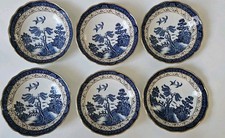 Real Old Willow A8025 Booths 6 X Small Fruit/dessert Bowls Approx 13.5cm