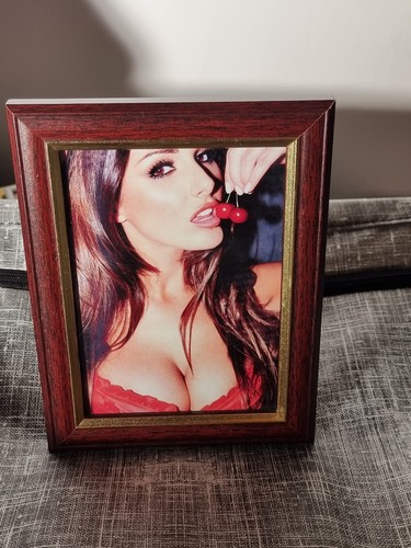 Lucy pinder model framed 5x7 - pinder,
