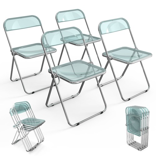 2pcs plastic folding chairs - 2pcs,
