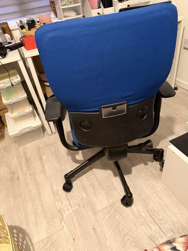 Blue fabric swivel - fabric,