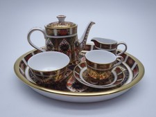 ROYAL CROWN DERBY OLD IMARI 1128 MINIATURE TEA SET 1ST QUALITY