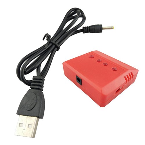 Battery charger w usb - 4, in