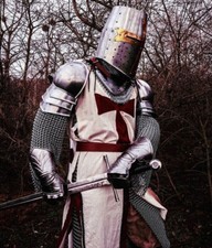 Medieval Black Templar Knight