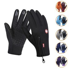 Winter Warm Windproof Waterproof Fleece Lined Thermal Touch Screen Gloves