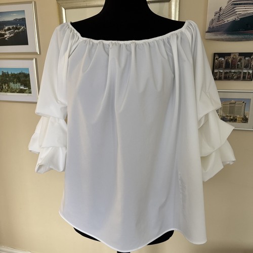 Joseph ribkoff off white top - joseph,