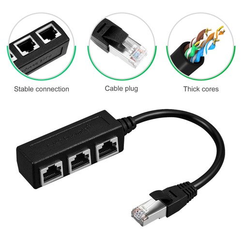 Rj45 ethernet splitter cable - rj45,