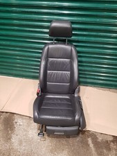 05 VW Touran Front Seat Black Leather Passenger Side Left Nearside