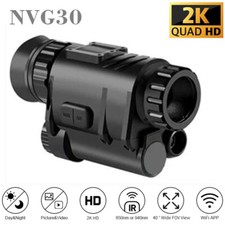 NVG30 Helmet WIFI Night Vision Monocular Wide View 40° 940nm IR Digital Starligh