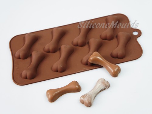 Dog bone silicone - dog, cake