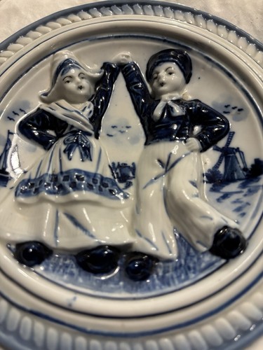 Lovely delft plate 7ins - plate.,