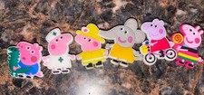 Lot Of 6 Peppa Pig Jibbitz For