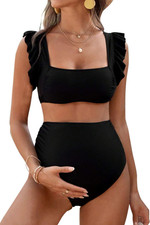 Maternity Swimsuit Bikini Set