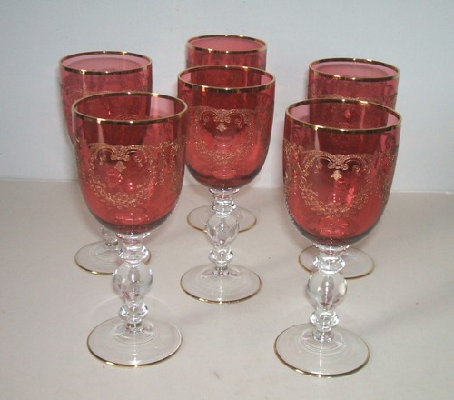 Moser czech wine glasses - moser, x
