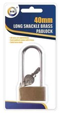 40MM LONG SHACKLE BRASS