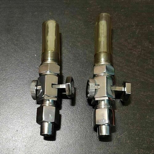 Pair brass fuel petrol - brass,