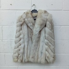 Real Fox Fur Saga Coat